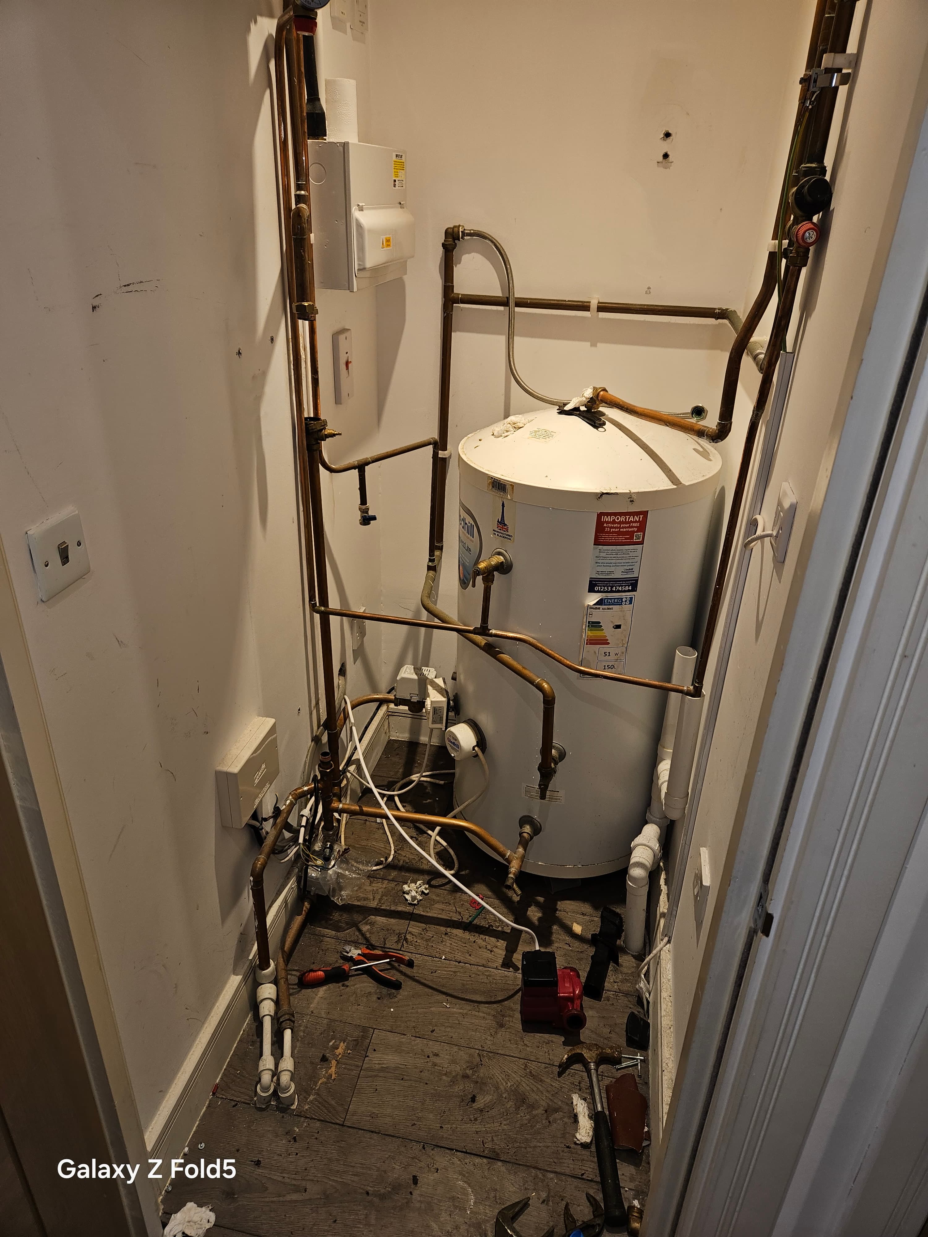 Fixedrate plumber at work in Cambridgeshire